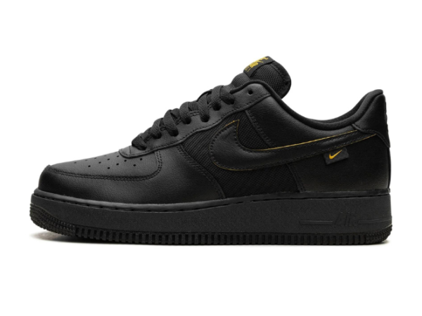 Nike Air Force 1 Low '07 Ballistic Mesh Black University Gold