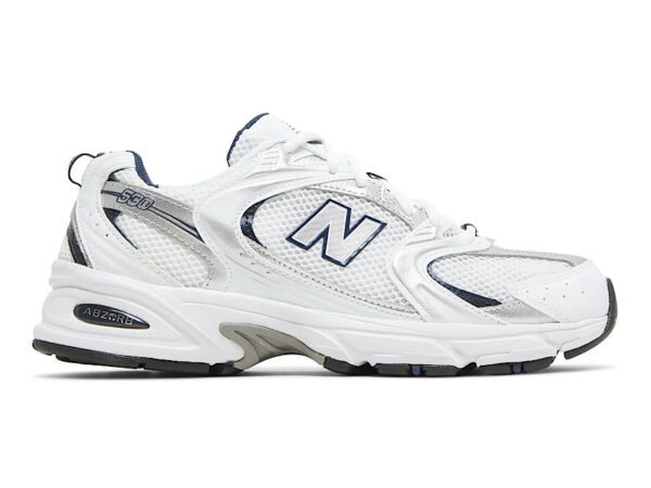 New Balance 530 White Silver Navy