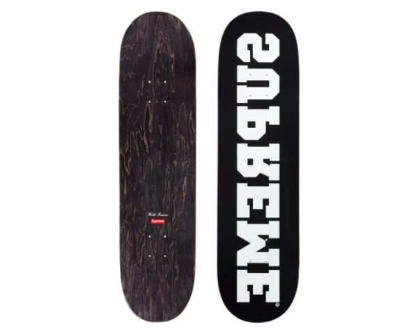 Supreme Reverse Skateboard Deck "Black"