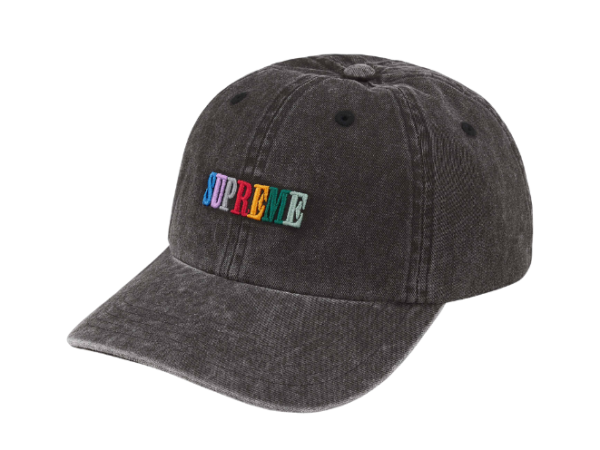Supreme Pigment Dye 6-Panel Black