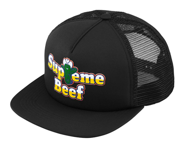 Supreme Beef Mesh Back 5-Panel Black