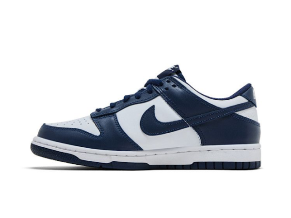 Nike Dunk Low White Midnight Navy