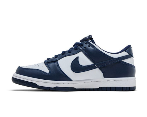 Nike Dunk Low White Midnight Navy