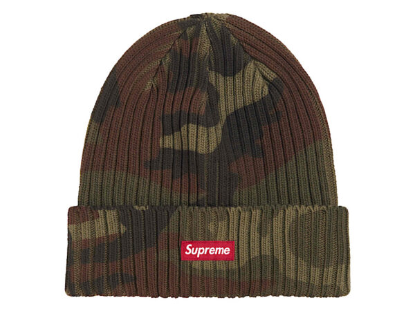 Supreme Overdyed Beanie (SS26) Woodland Camo