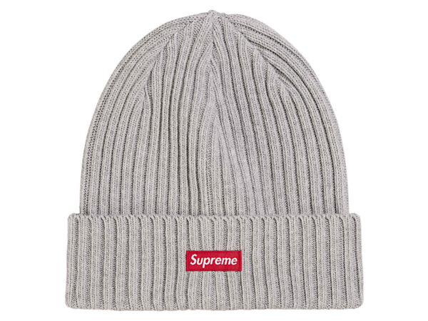 Supreme Overdyed Beanie (SS26) Heather Grey