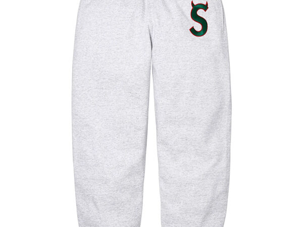 Supreme Devil S Logo Sweatpant (SS26) ‘Ash Grey’
