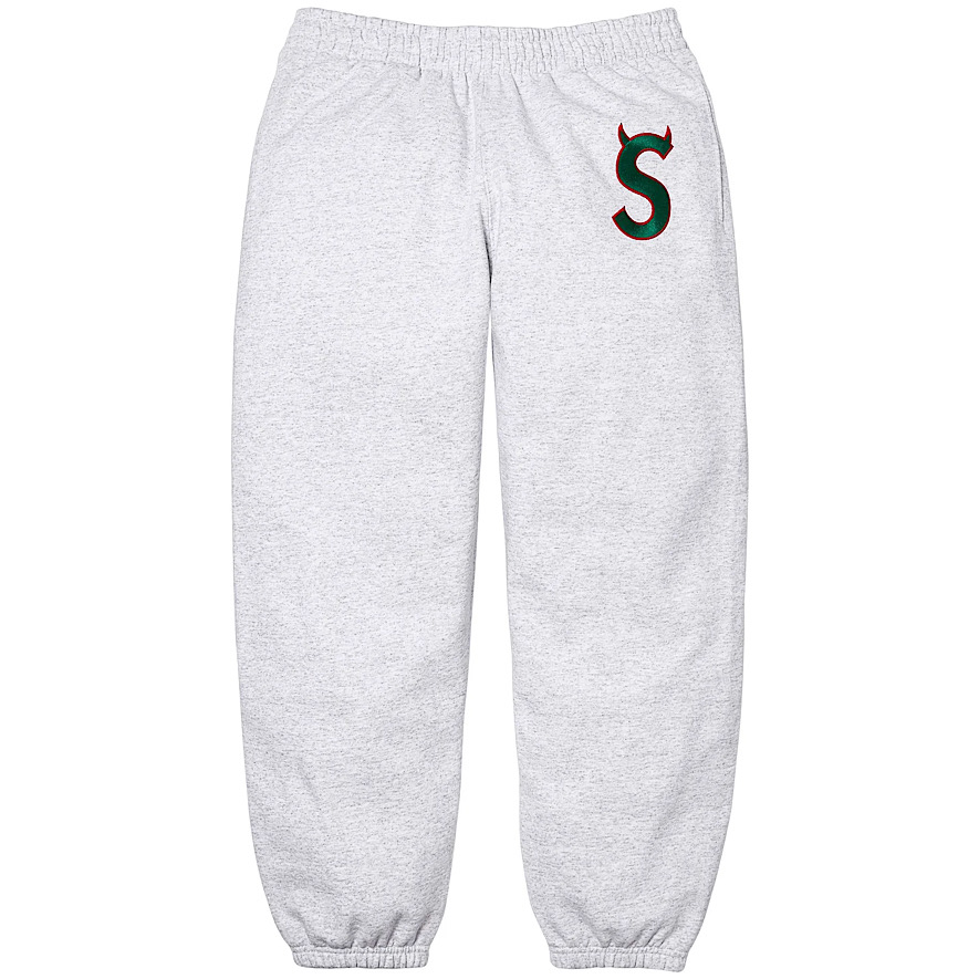 Supreme Devil S Logo Sweatpant (SS26) ‘Ash Grey’ - Image 4