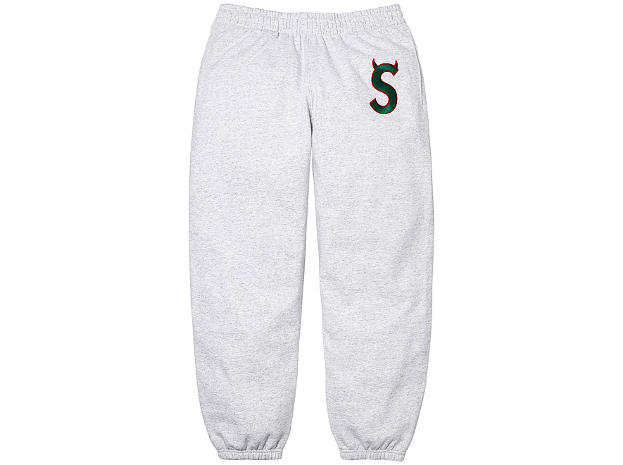 Supreme Devil S Logo Sweatpant (SS26) ‘Ash Grey’