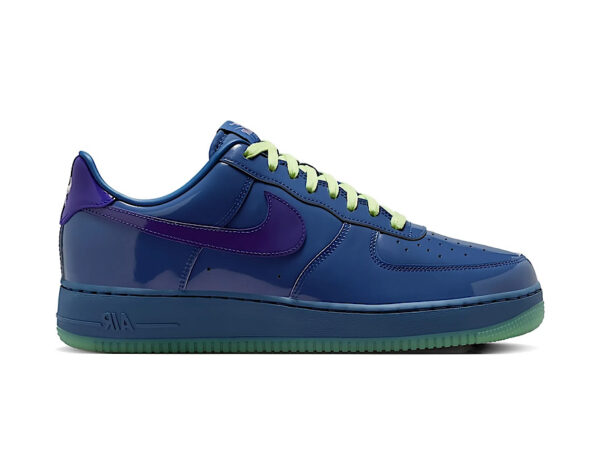 Nike Air Force 1 Low Patent Leather Mystic Navy Grape Ice