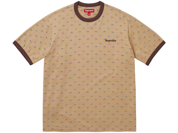 Supreme Hearts Intarsia Ringer Tee ‘Brown’