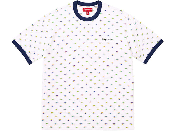 Supreme Hearts Intarsia Ringer Tee ‘White’