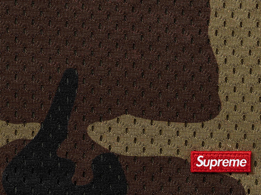 Supreme Small Box Baggy Mesh Short (SS26) ‘Woodland Camo’ - Image 3