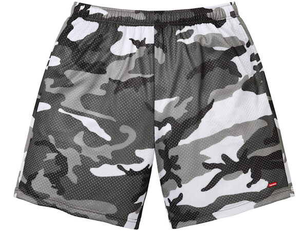 Supreme Small Box Baggy Mesh Short (SS26) ‘Snow Camo’