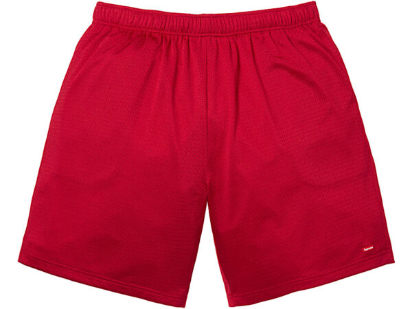 Supreme Small Box Baggy Mesh Short (SS26) ‘Red’
