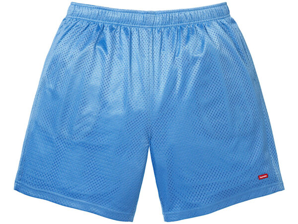 Supreme Small Box Baggy Mesh Short (SS26) ‘Light Blue’