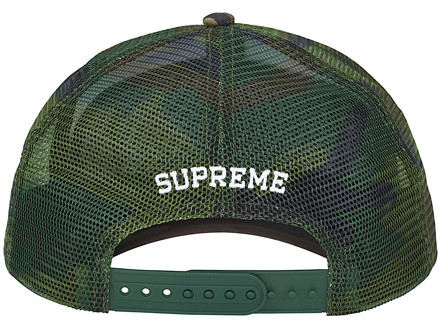 Supreme Western Embroidered Mesh Back 5-Panel ‘Woodland Camo’ - Image 2