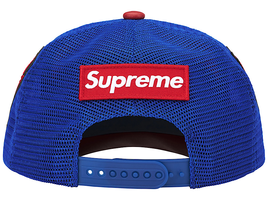Supreme Vanson Leathers Spider-Man Mesh Back 6-Panel Hat 'Red' - Image 3