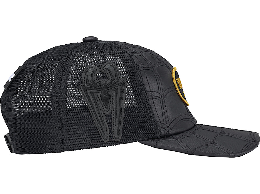 Supreme Vanson Leathers Spider-Man Mesh Back 6-Panel Hat 'Black' - Image 2