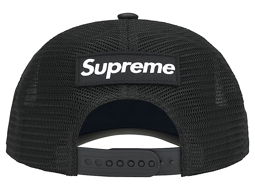 Supreme Vanson Leathers Spider-Man Mesh Back 6-Panel Hat 'Black' - Image 3