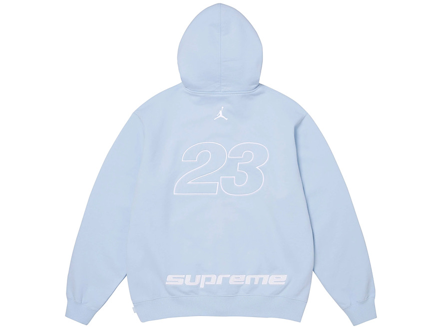 Supreme Jordan Hooded Sweatshirt (SS26) ‘Light Blue’ - Image 2