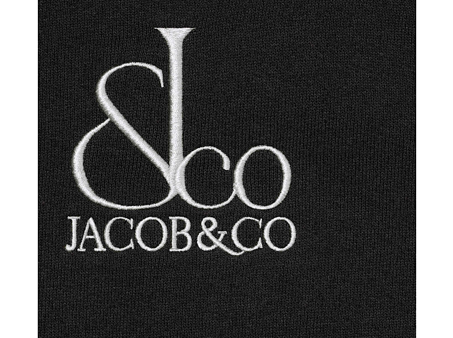 Supreme x La Martina x Jacob & Co Zip Up Sweatshirt ‘Black’ - Image 3