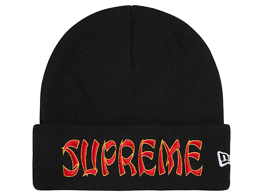 Supreme New Era Action Beanie “Black”