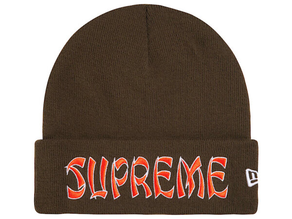 Supreme New Era Action Beanie “Brown”