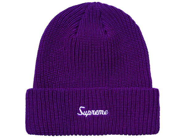 Supreme Loose Gauge Beanie (FW26) ‘Purple’