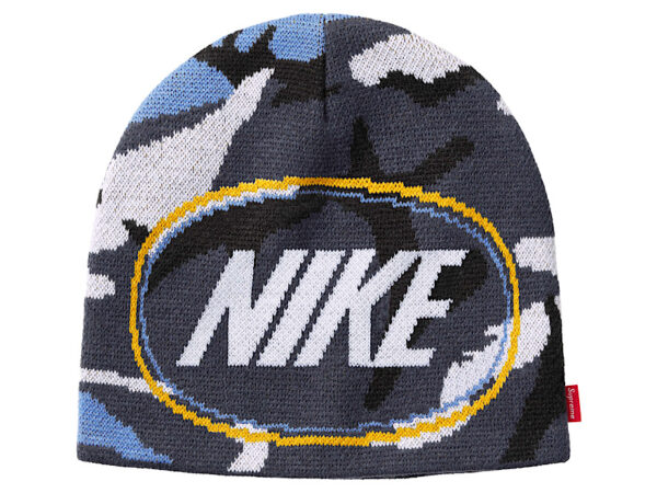 Supreme Nike Oval Beanie (FW26) ‘Blue Camo’